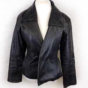 100% Leather Vintage Maurices Jacket Size Large
